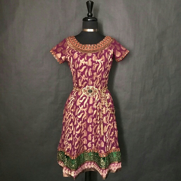ORAN Dresses & Skirts - Vintage Style Unique Designs Party Dress Sz S
